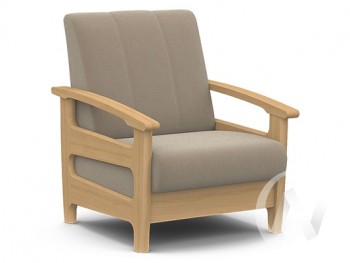 Кресло для отдыха Омега (бук лак/CATANIA LATTE) в Новоалтайске - novoaltajsk.mebel54.com | фото