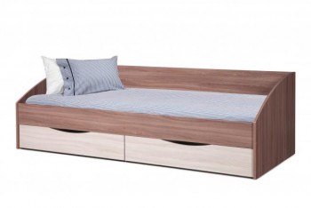 Кровать одинарная "Фея-3" (симметричная) в Новоалтайске - novoaltajsk.mebel54.com | фото