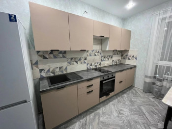 Модульная кухня Норд 2,5 м (Софт какао/Белый) в Новоалтайске - novoaltajsk.mebel54.com | фото