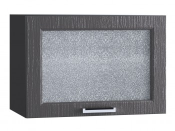 Шкаф верхний горизонтальный со стеклом 609, ШВГС 609 (Клен серый/корпус венге) в Новоалтайске - novoaltajsk.mebel54.com | фото